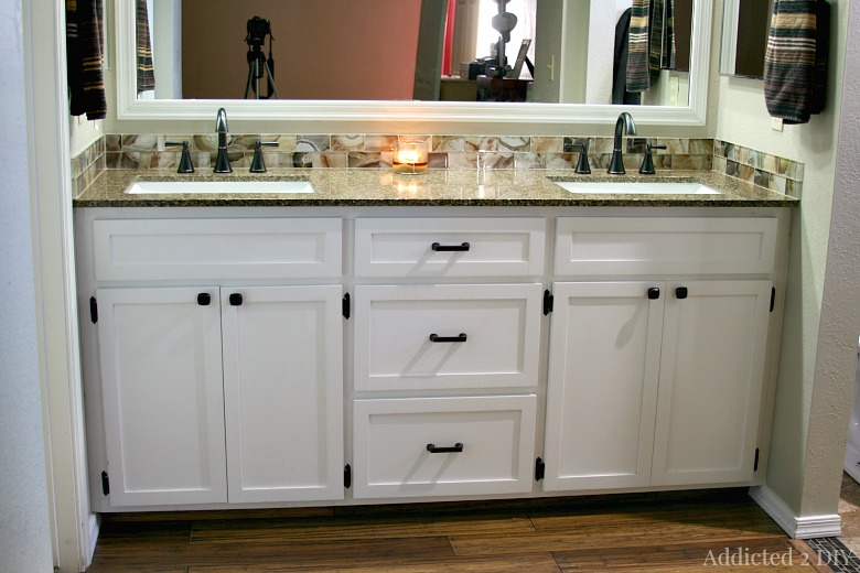 Diy Cabinet Addition To Bathroom Vanity