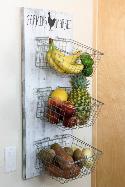 Declutter Your Counters With A DIY Produce Rack ...
