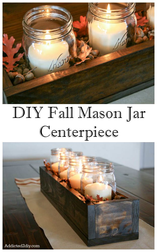 DIY Wood Box Centerpiece