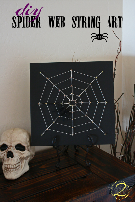 DIY Spider Web String Art