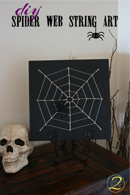 DIY Spider Web String Art - Addicted 2 DIY