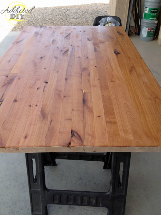 How to build a kitchen island with butcher block top How To Build Your Own Butcher Block Addicted 2 Diy