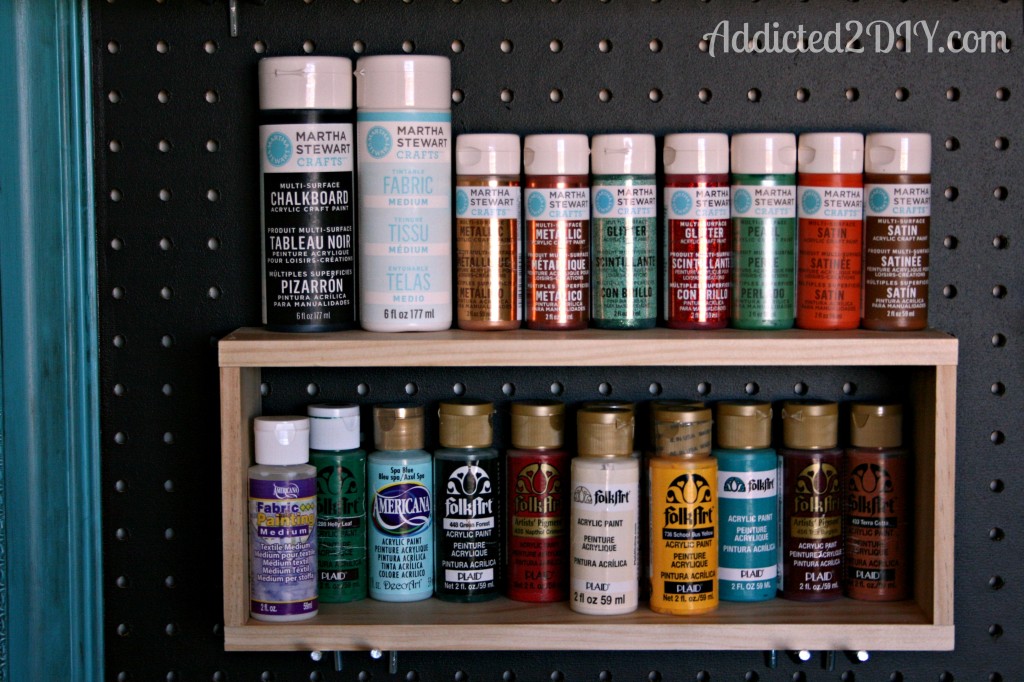 Craft Room Pegboard Organization Addicted 2 Diy