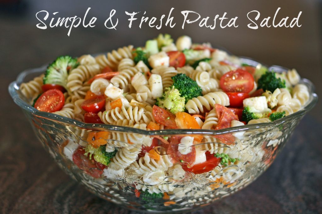Simple & Fresh Pasta Salad