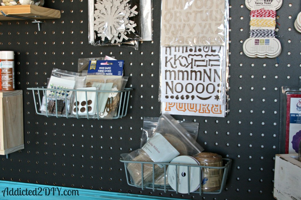 Craft Room Pegboard Organization Addicted 2 Diy