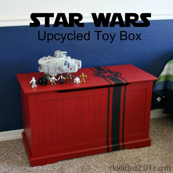 Star Wars Upcycled Toy Box {with free SVG file} Addicted 2 DIY
