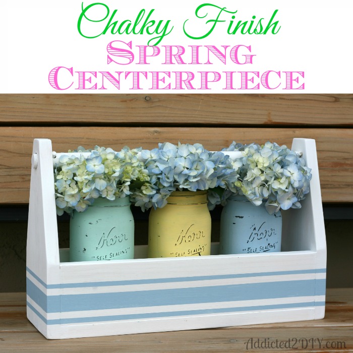 Chalky Finish Spring Centerpiece