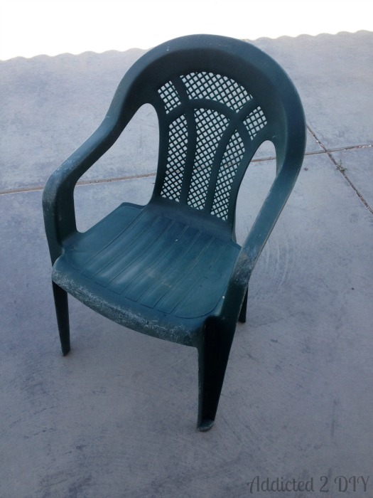 Vintage Patio Chair Makeover Addicted 2 Diy