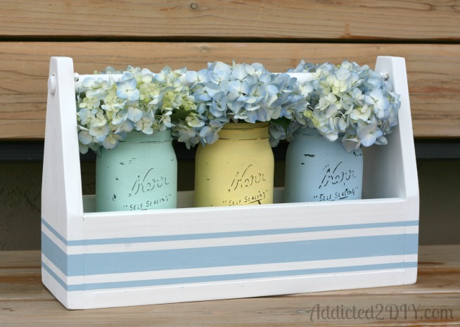 Chalky Finish Spring Centerpiece