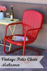 How to give a new life to a rusty, forgotten chair