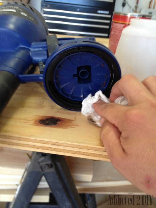Staining {and Cleanup} Made Easy with the HomeRight Finish Max Fine Finish Sprayer