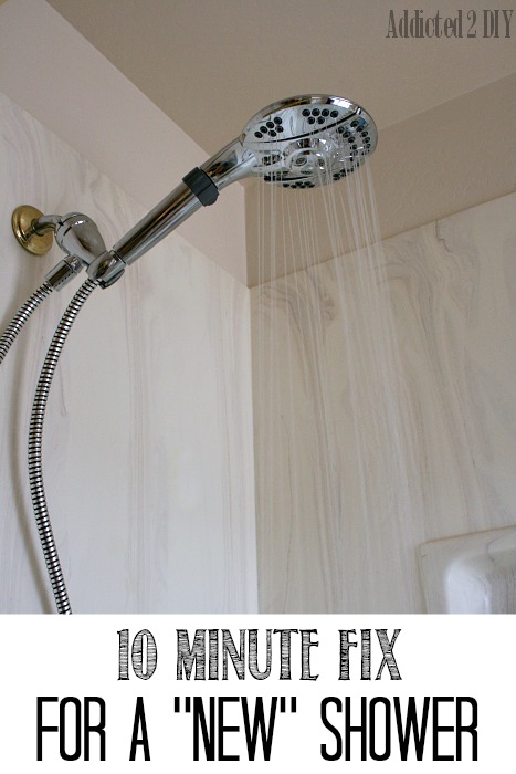 10 Minute Fix for a New Shower - Addicted 2 DIY