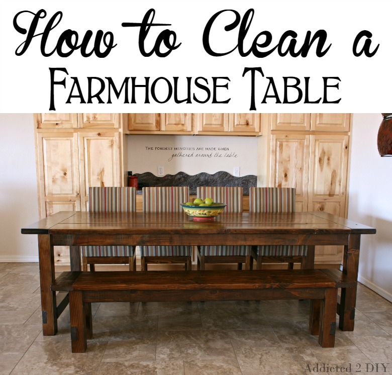 How To Clean a Wood Kitchen Table Naturally - The Homestead Challenge