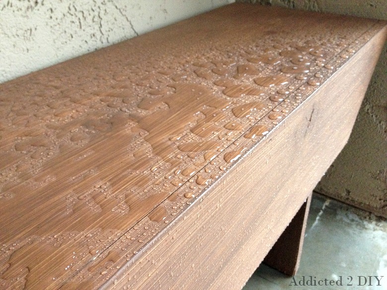 Simple DIY Rustic Bench