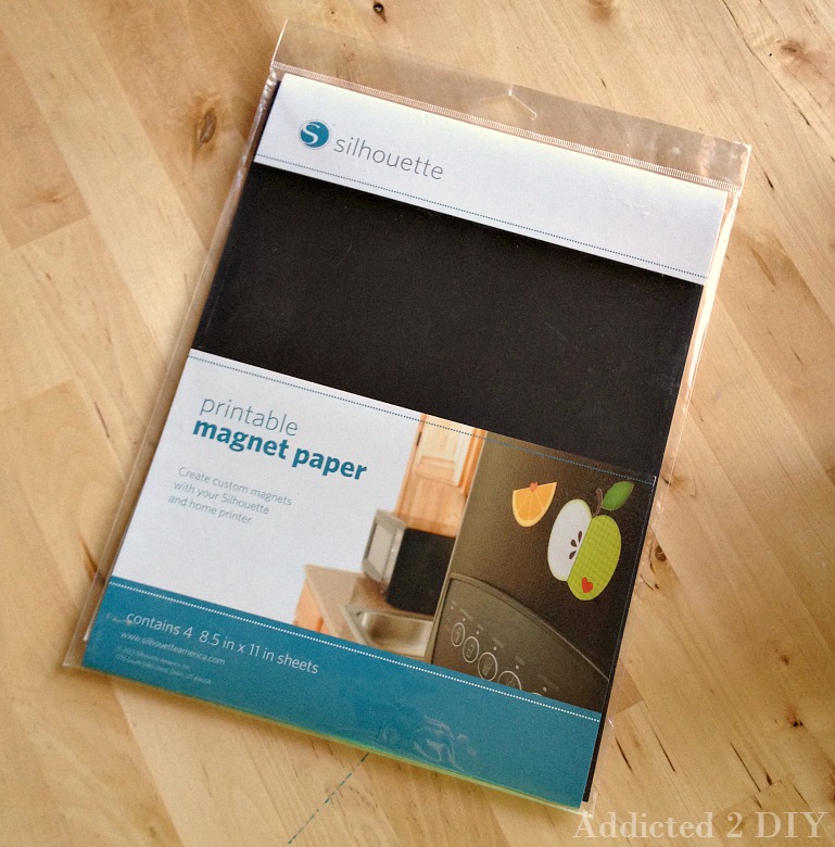 Silhouette Printable Magnet Paper (8.5 x 11, 4 Sheets)