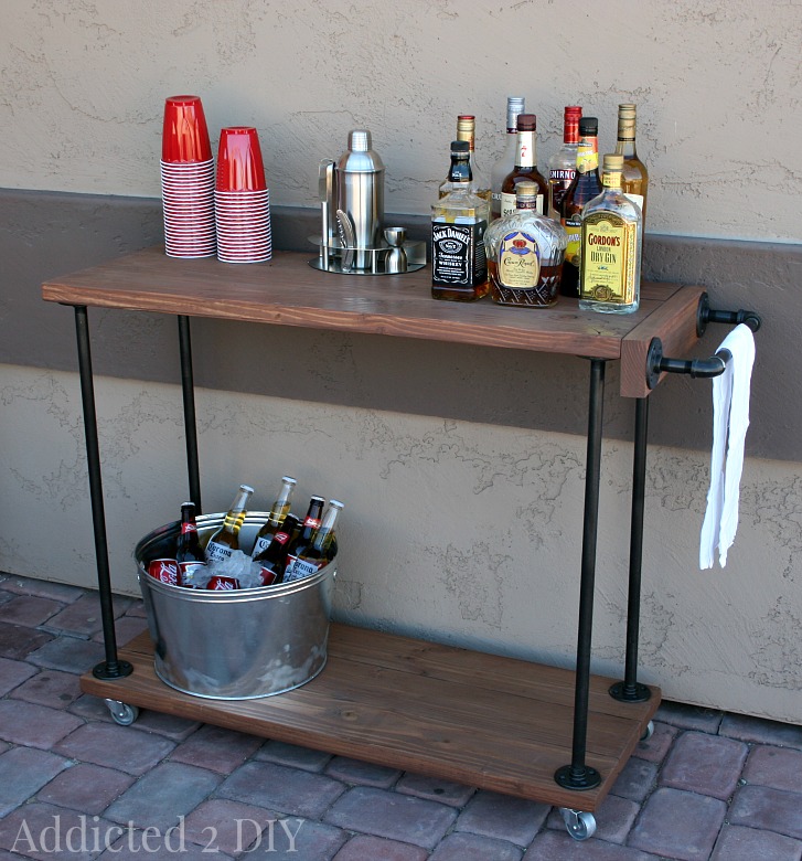 DIY Bar Cart