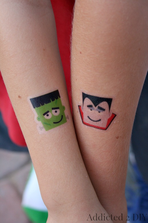 Create Your Own Halloween Temporary Tattoos