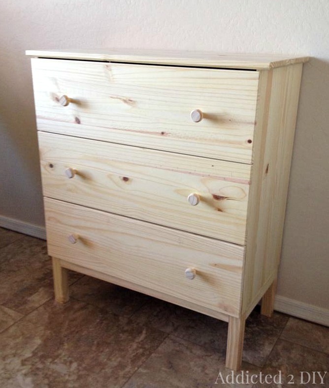 IKEA Tarva Hack 3 Drawer Chest to Bar