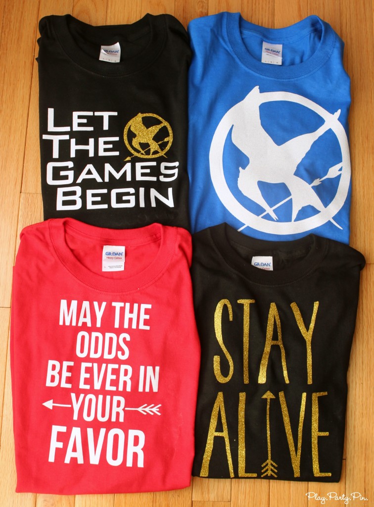 DIY Hunger Games t-shirts