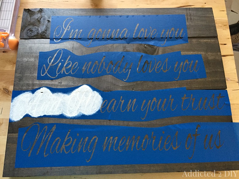 Wedding Song Wood Art {A Sentimental Gift Idea}