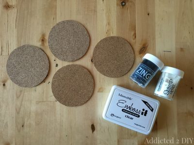 Easy Embossed Mason Jar Lid Ornaments