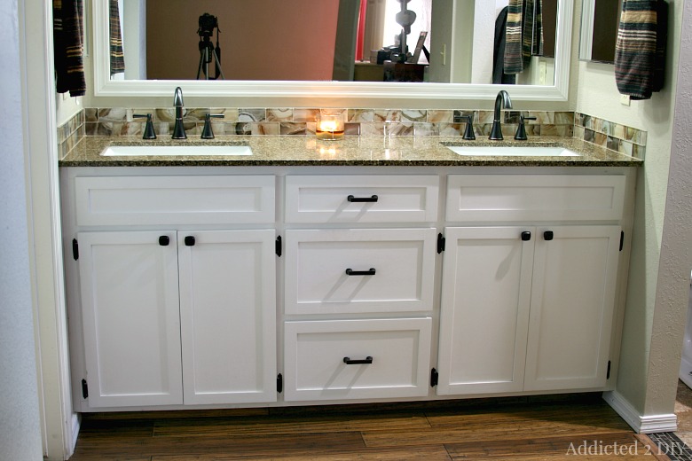 DIY Double Bathroom Vanity - Addicted 2 DIY