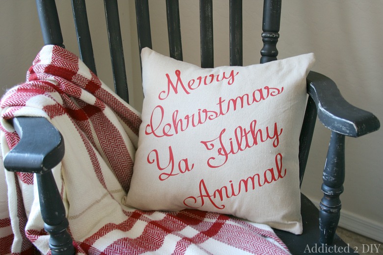 Funny best sale christmas pillows