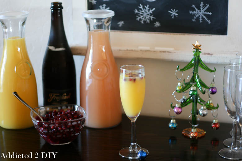 Christmas Brunch Merry Mimosa Bar - Crisp Collective