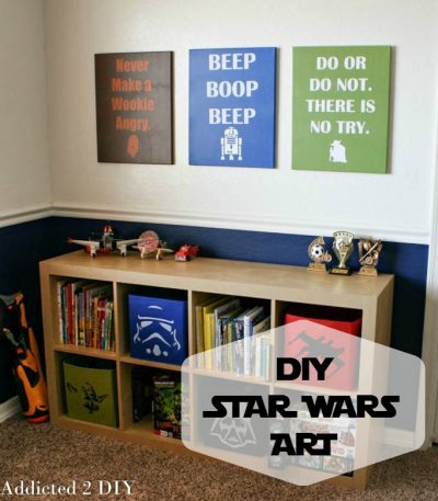 Diy Star Wars Wall Decor - Plus Free Svg Files - Addicted 2 Diy