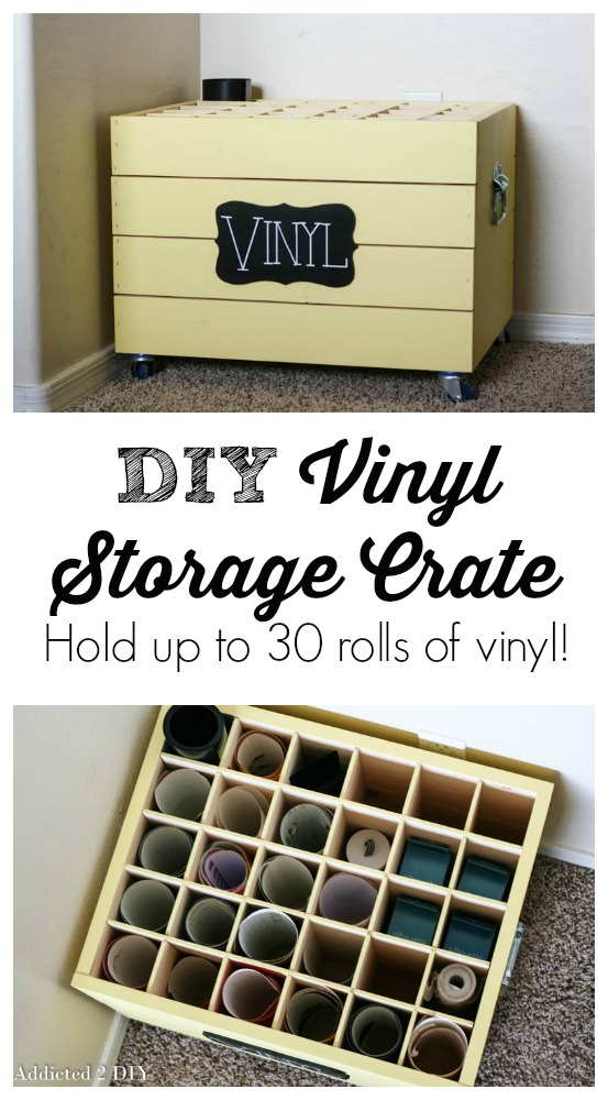 Diy Vinyl Storage Crate Addicted 2 Diy