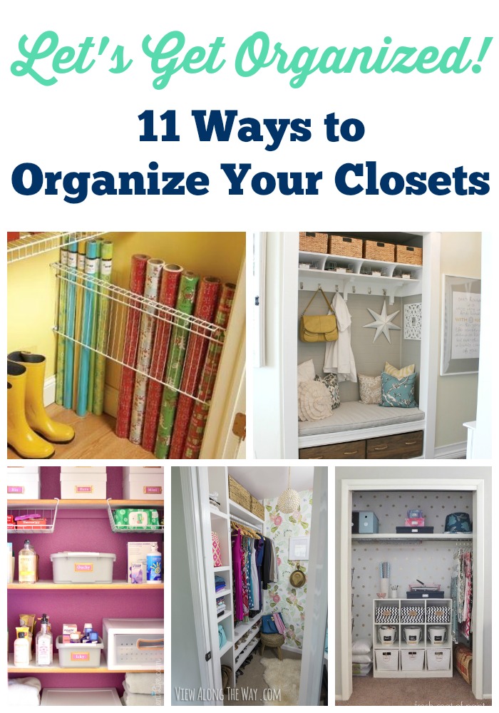 Let's Get Organized! 11 Ways to Organize Your Closets - Addicted 2 DIY