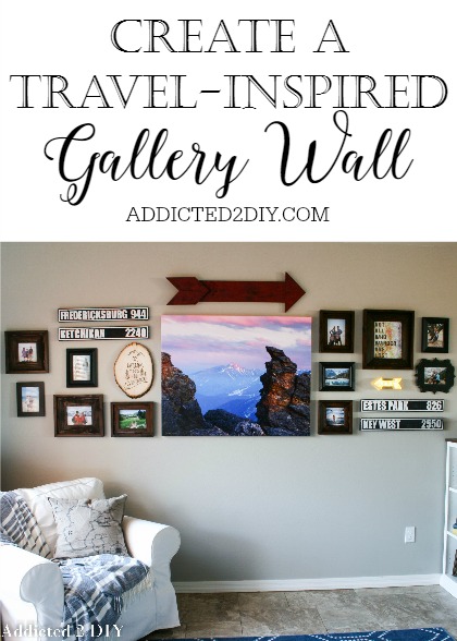 My Travel Themed Gallery Wall - living after midnite