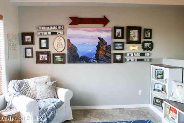 DIY Large Travel Gallery Wall Tutorial & Links - The DIY Lighthouse