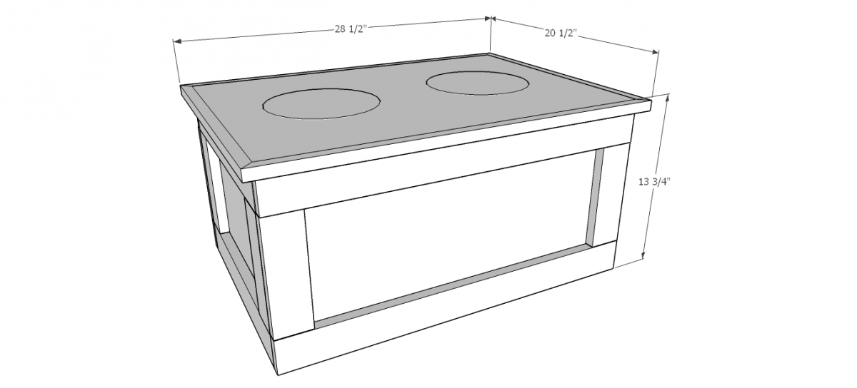 Dog Food Standdimensions Addicted 2 DIY