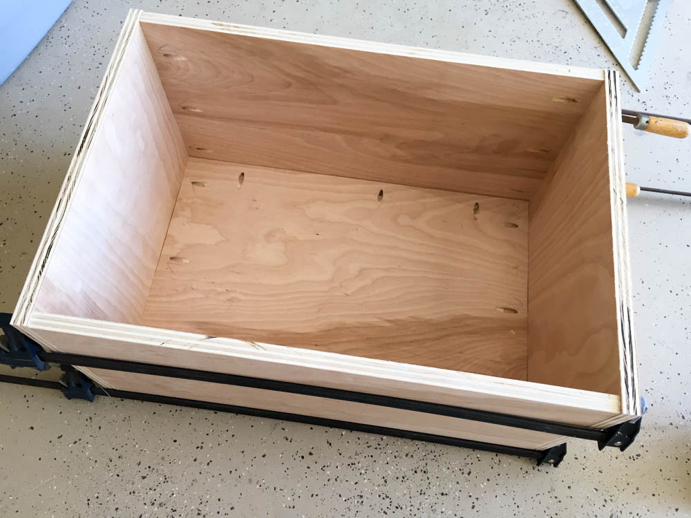 DIY Raised Dog Bowl with Storage! 