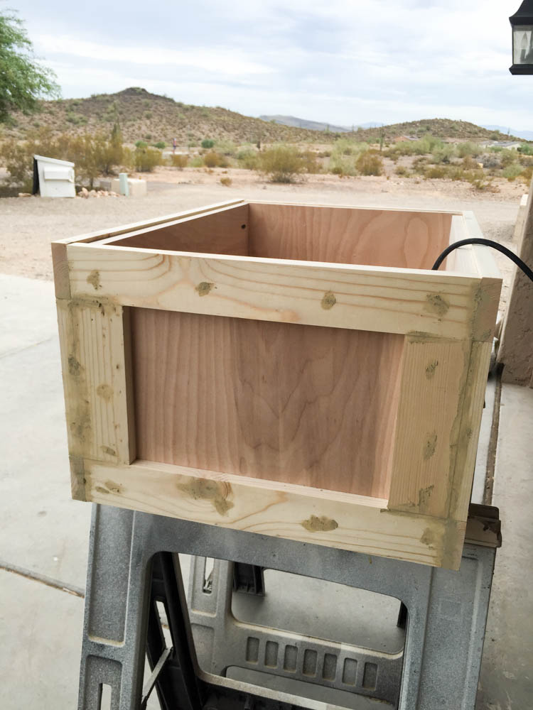 DIY Dog Food Station - Dog Food Storage Cabinet The Little Frugal House