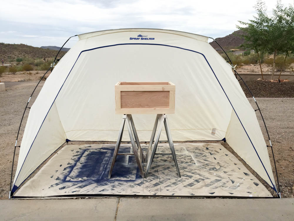 Large Spray Shelter