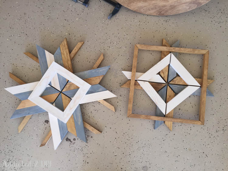 Extra Large wood snowflake - scrap wood creation