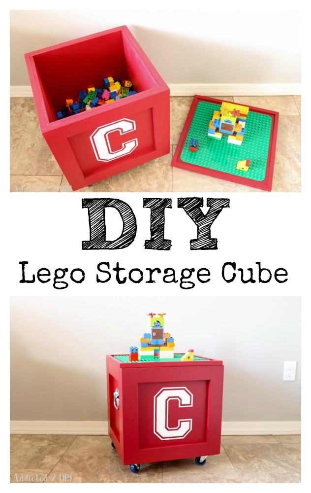 Easy DIY Lego Table with Storage - The Handyman's Daughter