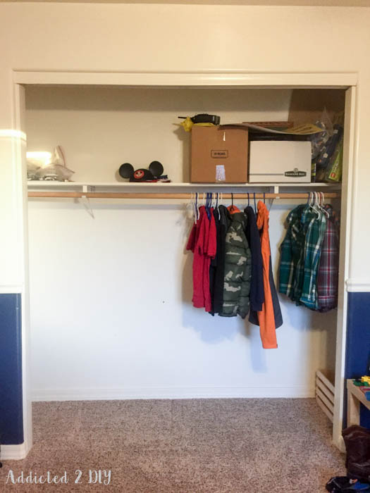 Diy Organized Kid S Closet Makeover No More Wasted Space Addicted 2 Diy