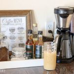 This simple coffee station is quick and easy to put together and the new Ninja Coffee Bar takes it over the top!