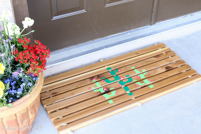 DIY Cedar Doormat