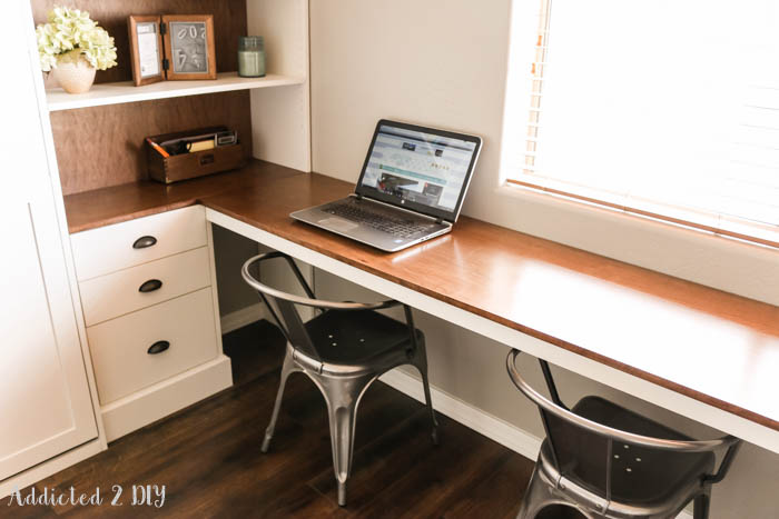 Diy Modern Farmhouse Murphy Bed How To Build The Desk Free