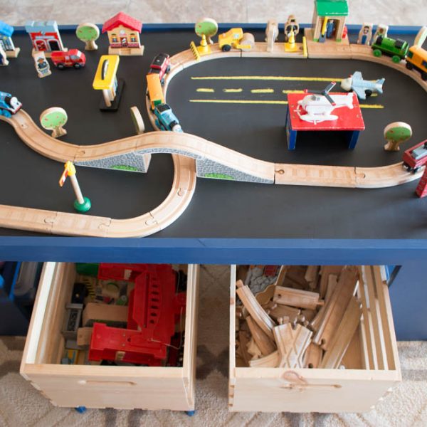 DIY Industrial Wood Crate Toy Box Addicted 2 DIY