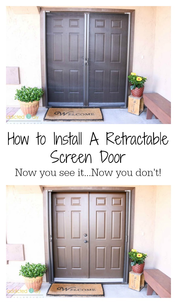 How To Install A Retractable Screen Door Addicted 2 Diy