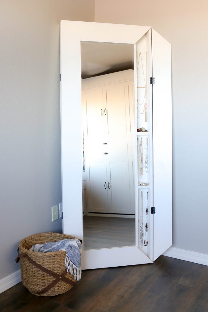 DIY Full-Length Storage Mirror