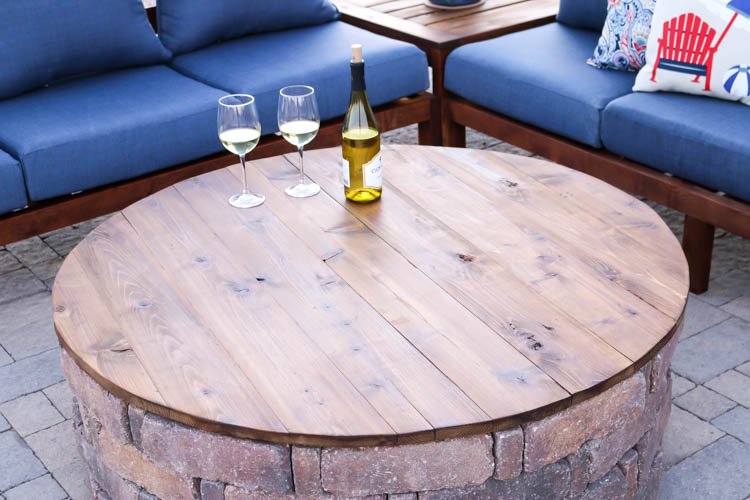 How To Turn Your Fire Pit Into A Coffee Table Addicted 2 Diy