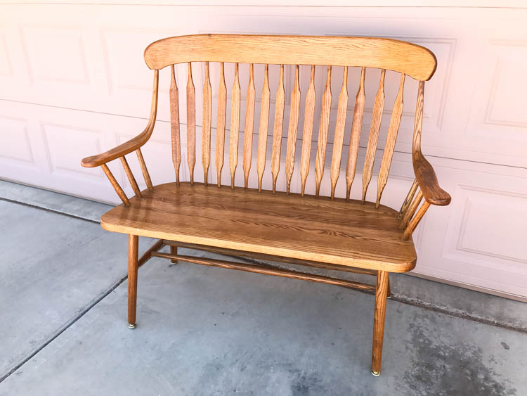 How to Paint a Windsor Bench