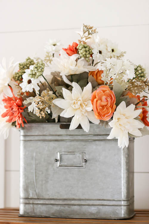 Farmhouse Fall Floral Decor