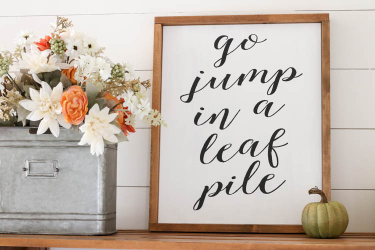 DIY farmhouse sign